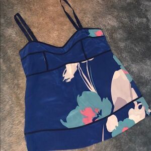 NEW Yumi Kim Blue Floral Small Tank - Summer Tank